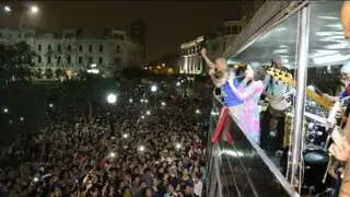 Entre críticas y halagos: Calle 13 improvisó concierto en Plaza San Martín