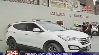 La policía recuperó camioneta robada y capturó a los delincuentes en Comas