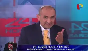 ‘Confrontando el cáncer’: el doctor Elmer Huerta presenta su nuevo libro