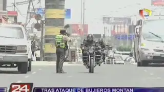 Callao: Montan operativo contra motociclistas tras ataque de 'bujieros'