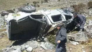 Volcadura de camioneta deja nueve heridos en Huancayo