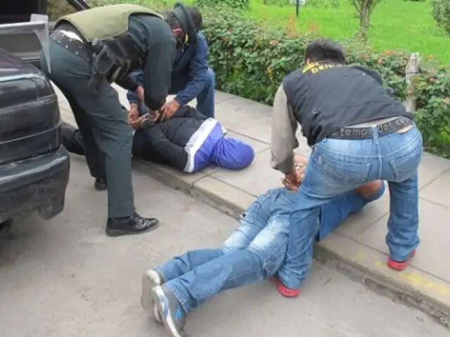 Cusco: capturan a dos integrantes de la banda ‘Los Trujillanos’
