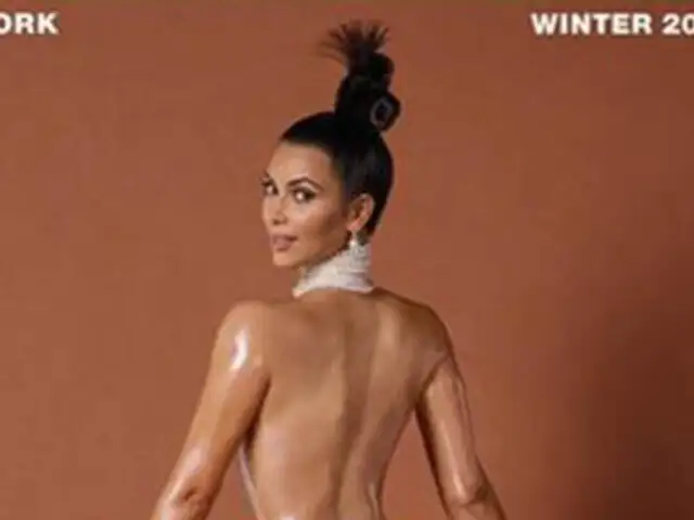 FOTOS: Kim Kardashian posó desnuda para la revista 'Paper Magazine'