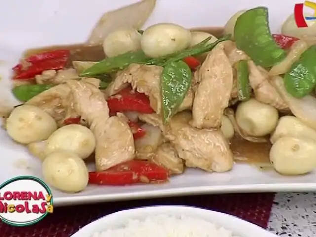 Aprende a preparar un riquísimo 'Pollo con verduras y huevitos de codorniz'