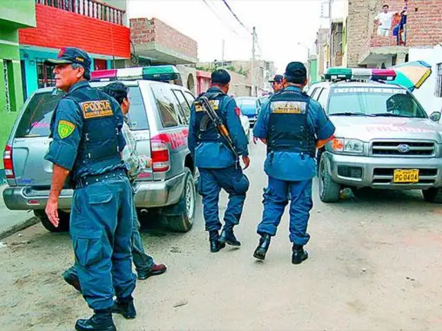 Autoridades capturan en megaoperativo a 25 extorsionadores en La Libertad
