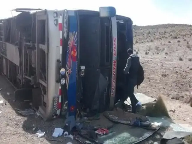 Ayacucho: despiste de bus interprovincial deja 30 personas heridas
