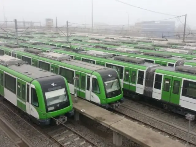 Ministerio de Transporte duplicará cantidad de trenes del Metro de Lima