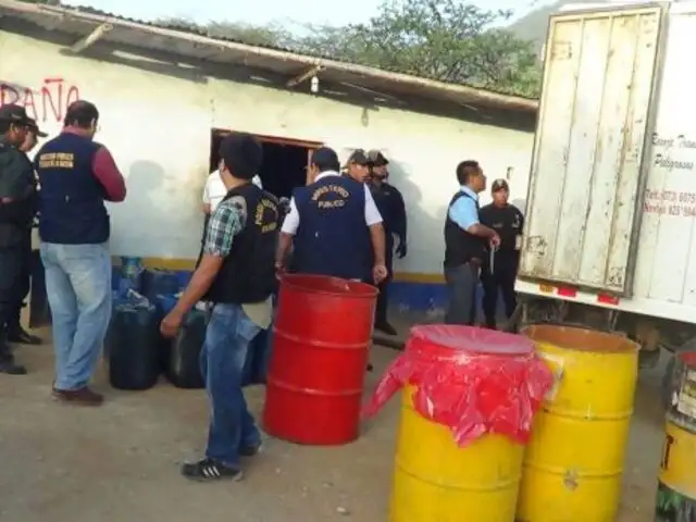 Autoridades incautaron 10 mil galones con combustible ilegal en Tumbes