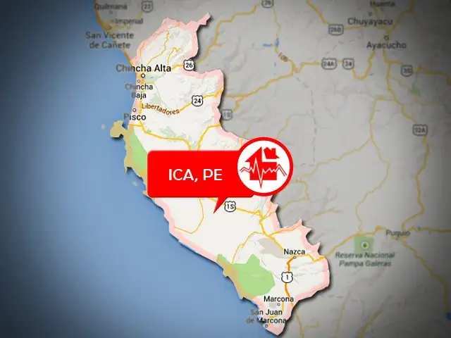 Ica: sismo de 4.8 se registró esta mañana San Juan de Marcona
