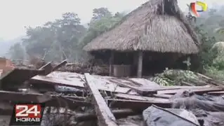 Juanjuí: Dos muertos y 40 viviendas destruidas por inundaciones