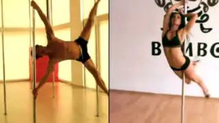 VIDEO: bailarines miden sus habilidades en competencia de ‘pole dance’