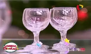Sepa cómo decorar las copas de cristal para la cena de Navidad