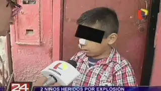 Niño pierde tres dedos por explosión de artefacto pirotécnico en Puente Piedra