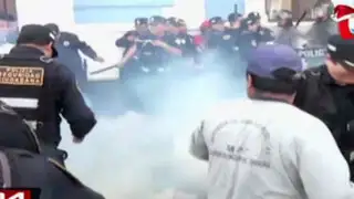 Trujillo: serenos se enfrentan a policías por pago de gratificaciones