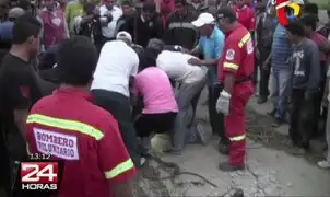 Cañete: Obreros mueren asfixiados cuando realizaban trabajos en desagüe