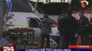 Conductor pro musulmán atropelló a 11 personas en Francia