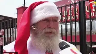 Sujeto que personifica a ‘Papá Noel’ denuncia haber sido estafado por empresario