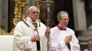 Papa Francisco celebró Misa de Gallo en el Vaticano