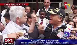 Ministro Urresti tuvo fuerte altercado con el abogado de Abimael Guzmán
