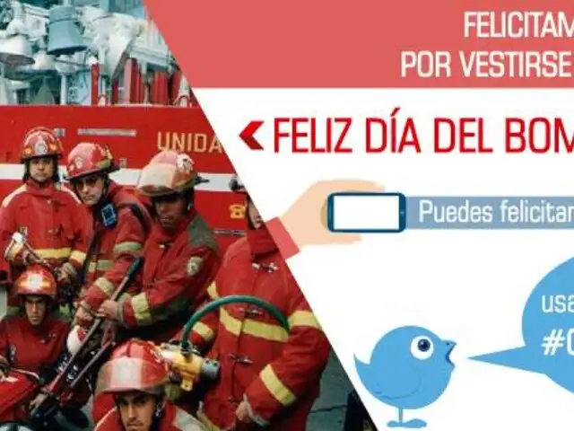 Gracias Héroes: usuarios de twitter brindaron saludos a los Bomberos en su día