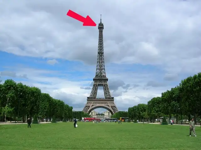 FOTOS: mira el maravilloso secreto que esconde la Torre Eiffel en lo más alto