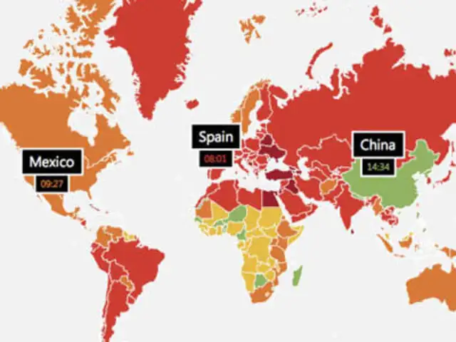Conoce los países cuyos ciudadanos pasan más tiempo viendo porno en Internet