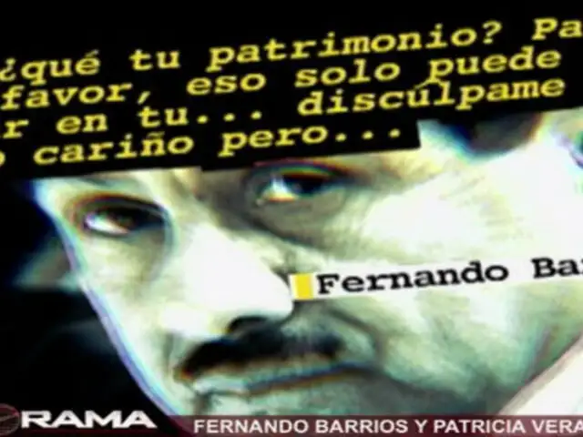 Fernando Barrios y Patricia Verand: separados y en disputa