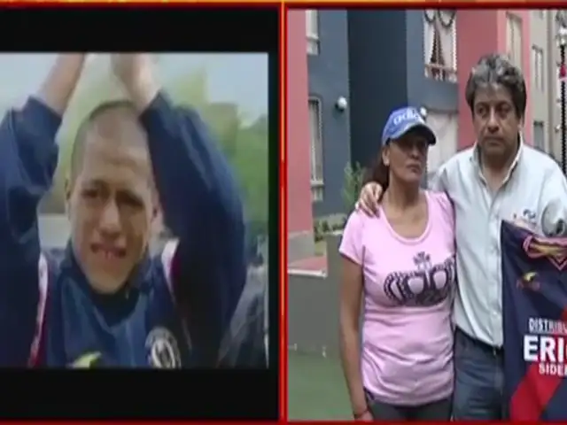 Callao: futbolista afectado por rayo se viene recuperando junto a su familia