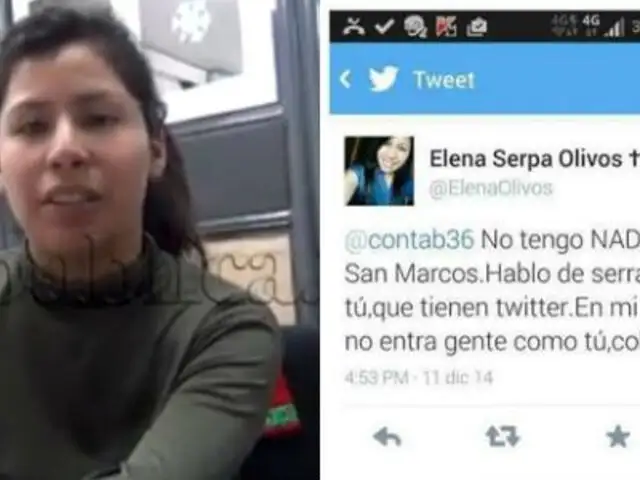 Elena Serpa: universitaria se disculpa tras frase racista ‘De color puerta’