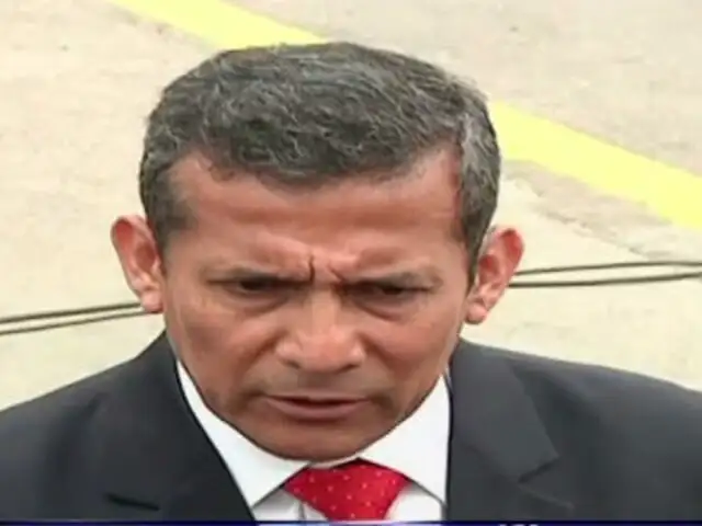 Ollanta Humala critica a partidos que retiraron apoyo a  ley laboral juvenil