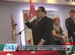 Bobby Mattos juramentó como nuevo alcalde de San Martín de Porres