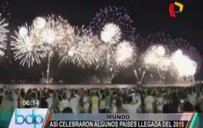 VIDEO: así celebraron algunos países la llegada del año 2015