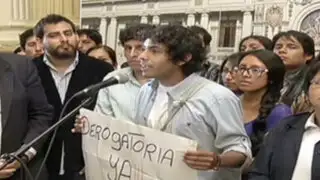 Jóvenes demandan derogar nuevo Régimen Laboral Juvenil en el Congreso