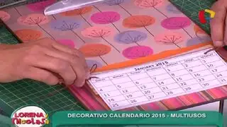 Lorena y Nicolasa: sepa cómo hacer un decorativo calendario multiusos