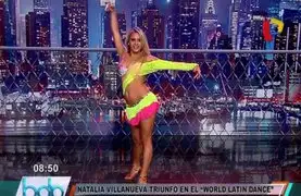 Natalia Villanueva confesó que fue muy difícil ganar el campeonato mundial de salsa