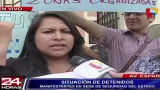 Ley Pulpín: familiares exigen liberación de jóvenes detenidos en marcha