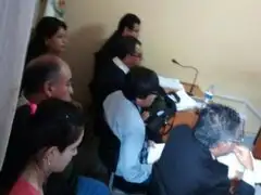 Roberto Torres y Katiuska del Castillo se reencuentran en audiencia en Chiclayo