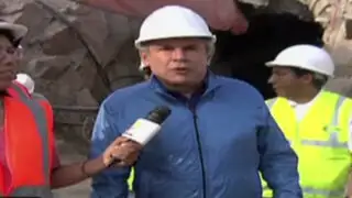 Castañeda anuncia que túnel Rímac - SJL estará listo a fin de año
