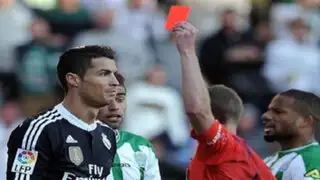 Cristiano Ronaldo fue expulsado tras cobarde agresión a un rival