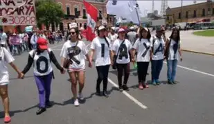 FOTOS Y VIDEO: así transcurre la marcha contra la Ley Laboral Juvenil