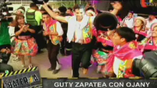 Guty Carrera animó en concierto de huaino y hasta se puso a zapatear con Ojany