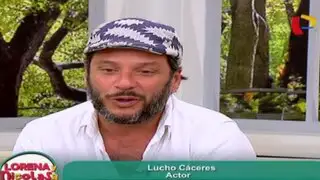 Lucho Cáceres nos cuenta cómo fueron sus inicios en la actuación