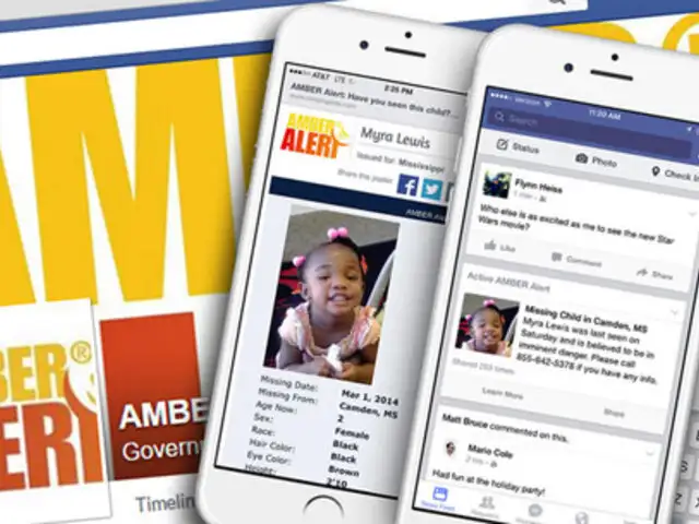 Facebook enviará pronto alertas 'Amber' para niños desaparecidos y explotados