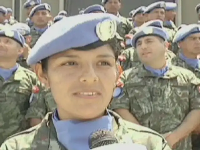 Perú envió nuevo contingente de Cascos Azules a Haití