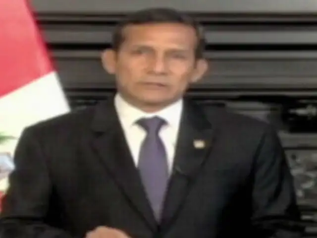 Ollanta Humala convoca legislatura extraordinaria para debatir ley juvenil