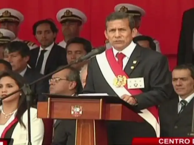 Presidente Humala preside ceremonia del primer aniversario del fallo de La Haya