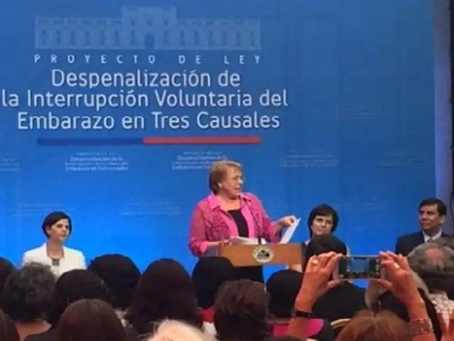 Chile: Michelle Bachelet presenta proyecto para legalizar el aborto terapéutico