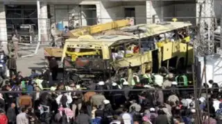 Siria: explosión de autobús deja siete muertos y 20 heridos en Damasco