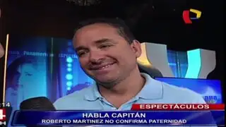 Roberto Martínez no quiso confirmar embarazo de su novia Maricielo Castañeda