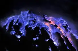 Kawah Ijen: el volcán que arroja lava azul fosforescente